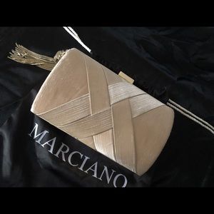 Cute Gold Guess Marciano clutch